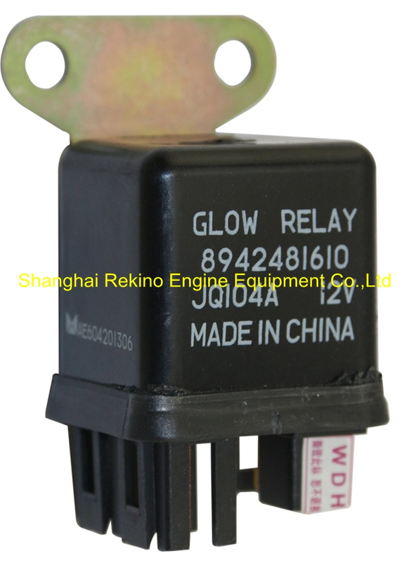 8942481610 JQ104A 8-94248161-0 ISUZU Glow relay XCMG excavator parts for XE60